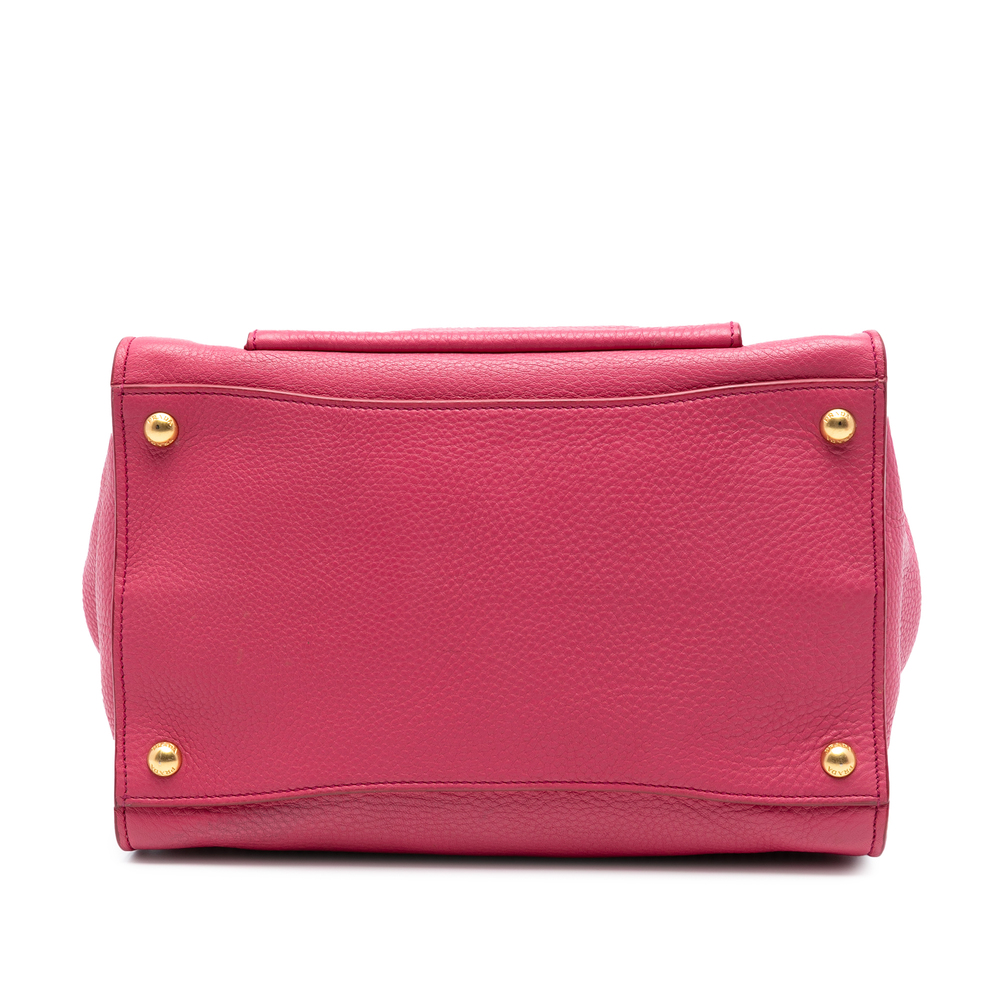 Pre-Loved Prada Vitello Daino Front Pocket Open Convertible Tote - Picture 3 of 6